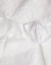 Lola Lace Communion Dress, White (WHITE), large