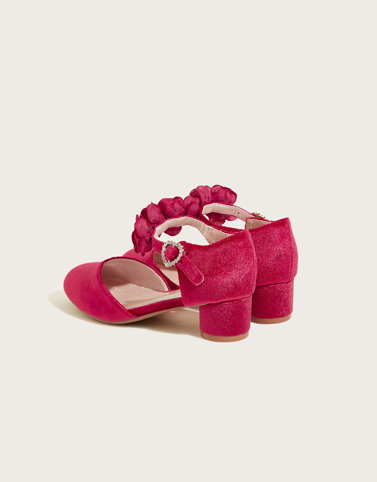 Rose velvet heels hot sale