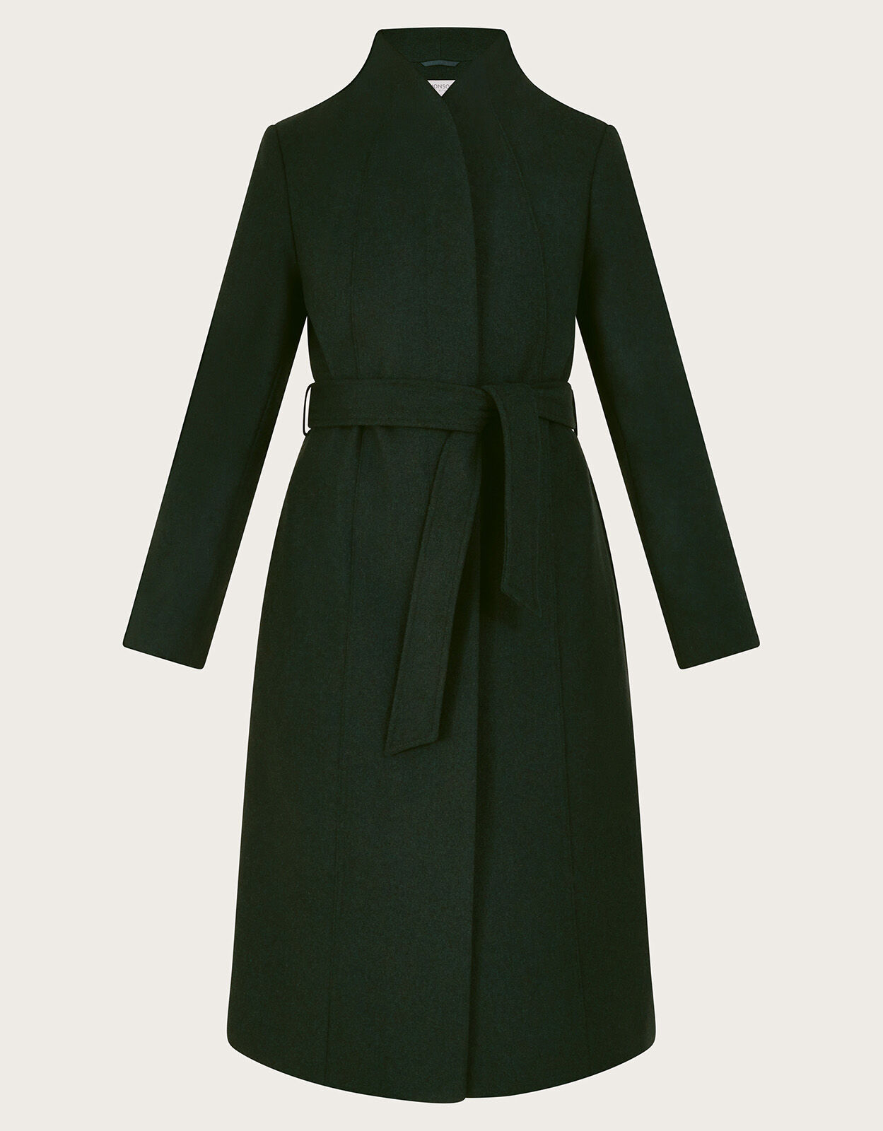 Saskia Belted Coat Green