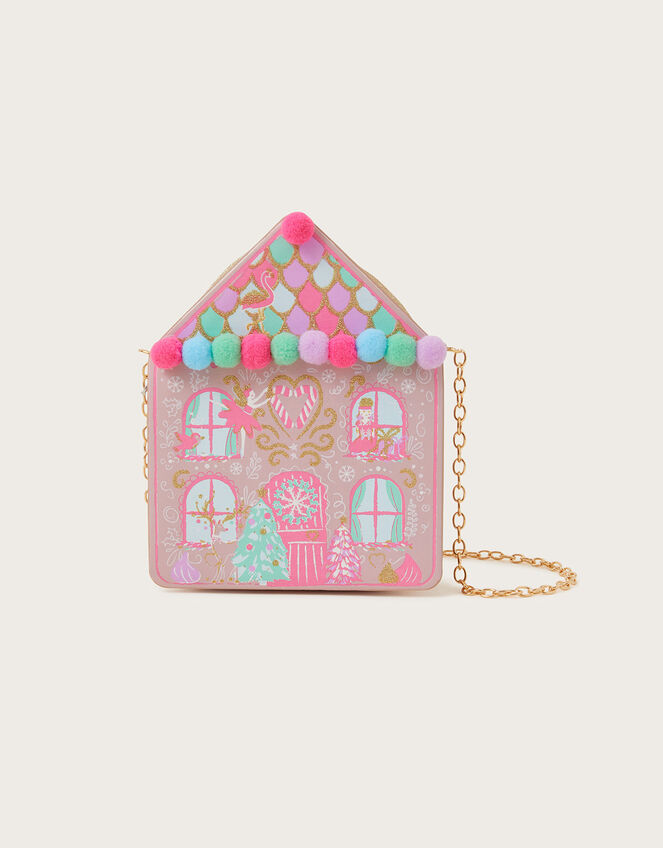 Festive Gingerbread House Bag, , large