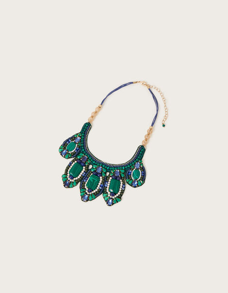 Beaded Multi Pendant Necklace, , large