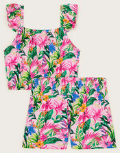 Tropical Palm Two-Piece Set, Ivory (IVORY), large