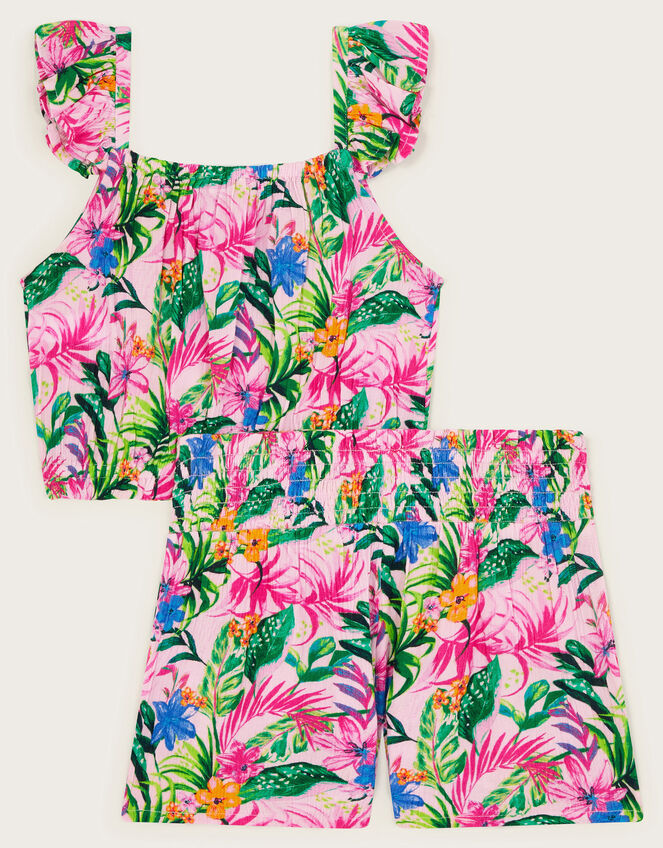 Tropical Palm Two-Piece Set, Ivory (IVORY), large