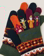 Dragon Novelty Gloves, Multi (MULTI), large