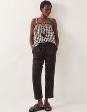 Geena Geometric Print Cami Top, Black (BLACK), large
