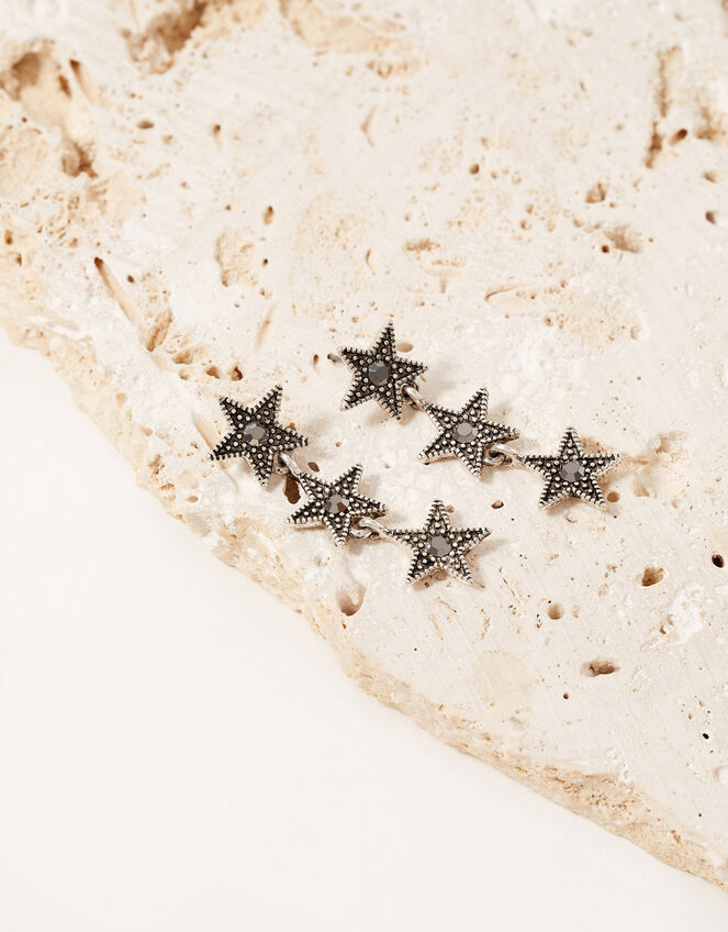 Moon Star Long Earrings, , large