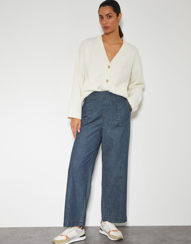 Jodi Crop Wide Leg Jeans, Blue (INDIGO), large