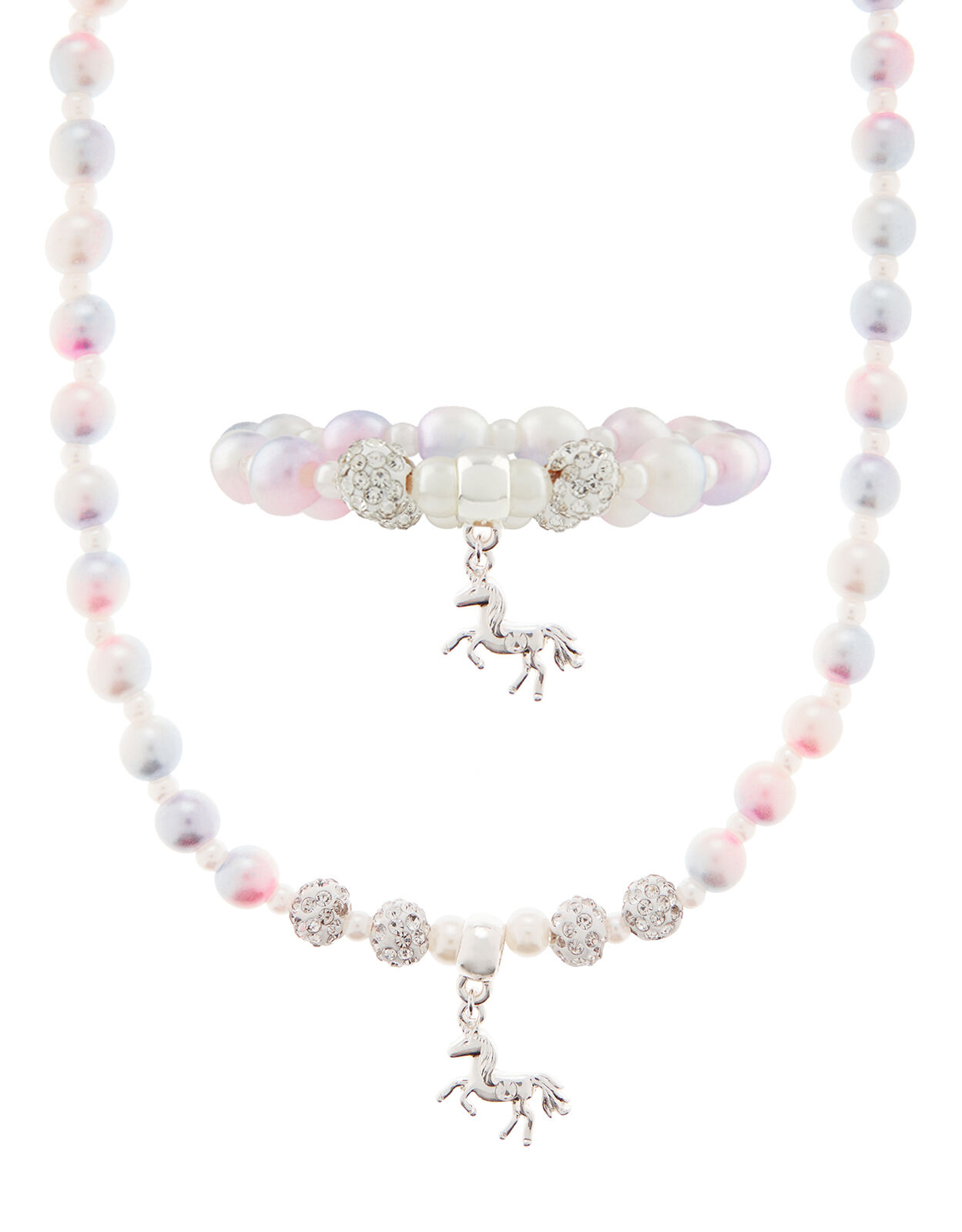 Unicorn necklace with best sale pearl