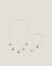 Glitter Star Jewellery Set, , large