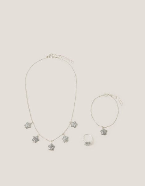 Glitter Star Jewellery Set, , large