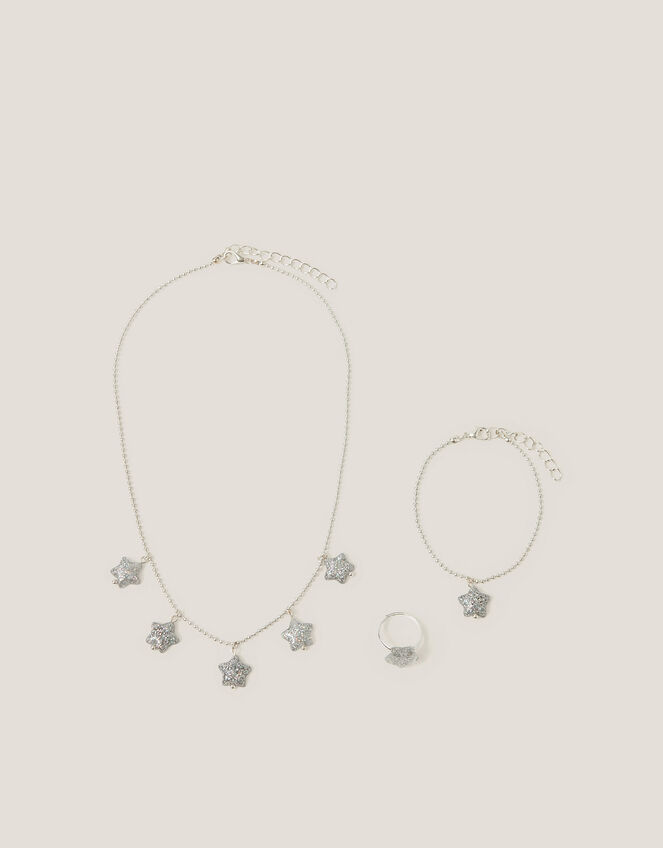 Glitter Star Jewellery Set, , large