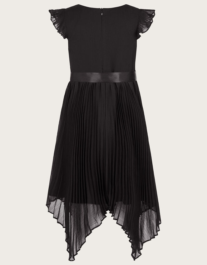 Rubina Pleat Dress, Black (BLACK), large