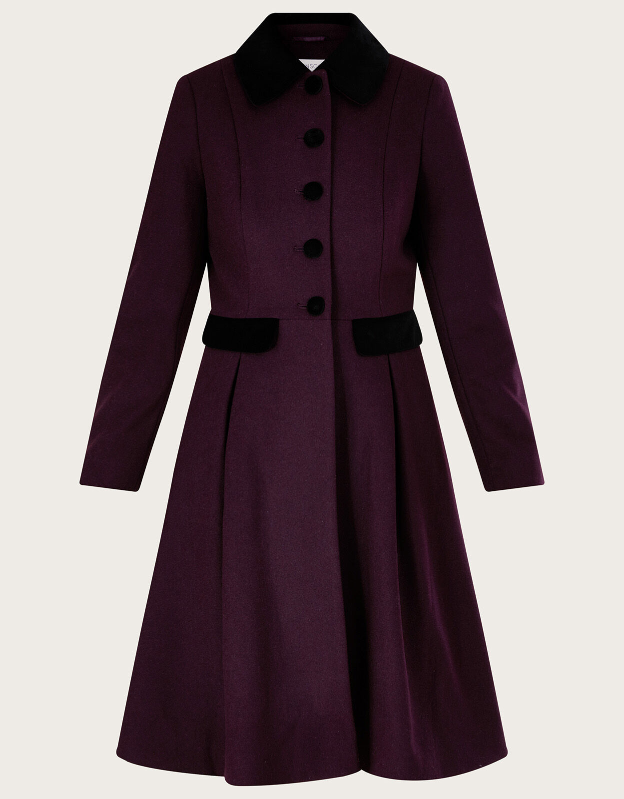 Monsoon purple shop coat