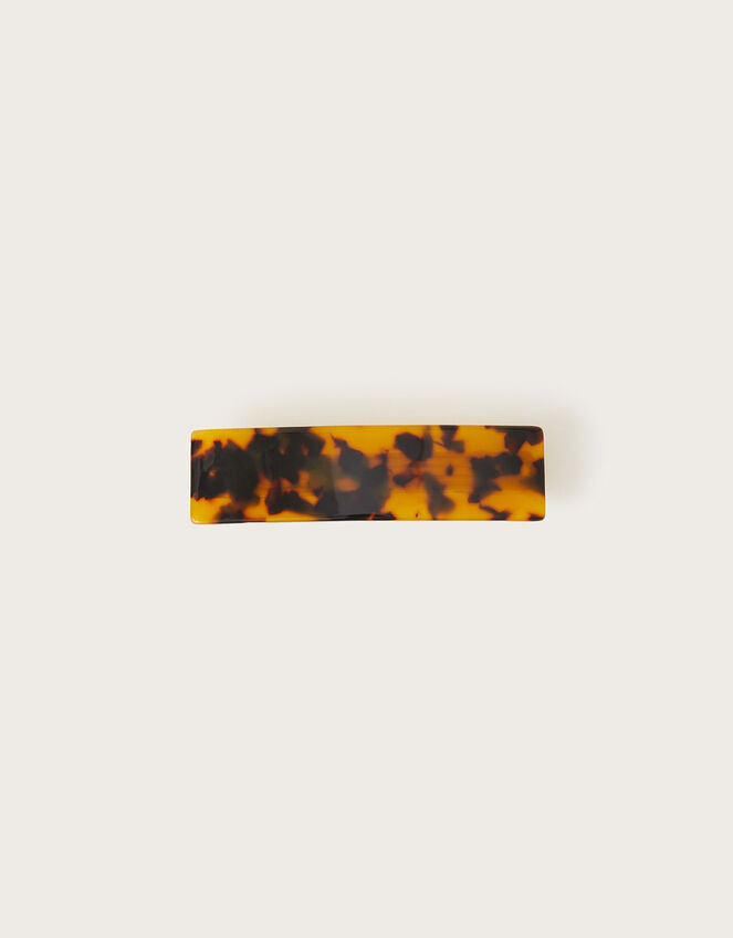 Tortoiseshell Barrette Hair Clip, , large