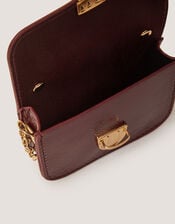 Mini Patent Satchel Bag & Hair Clips Set, , large