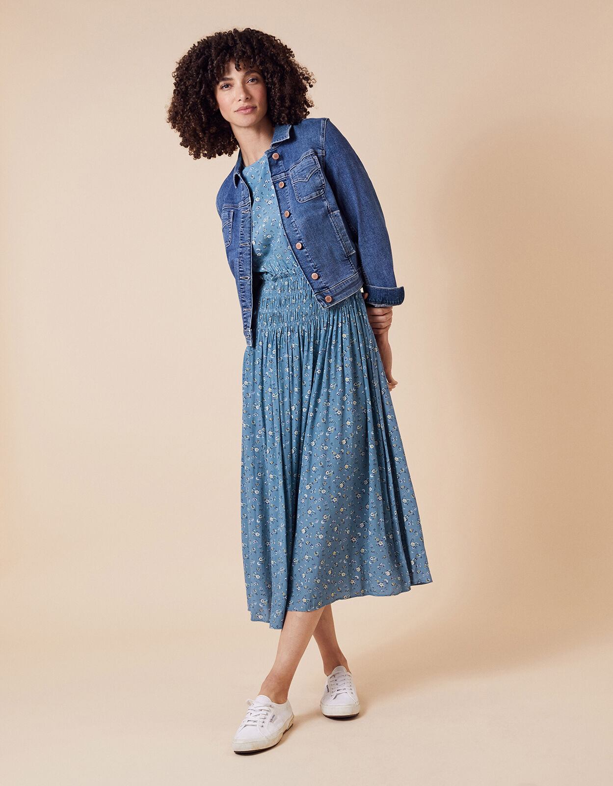 monsoon denim dress