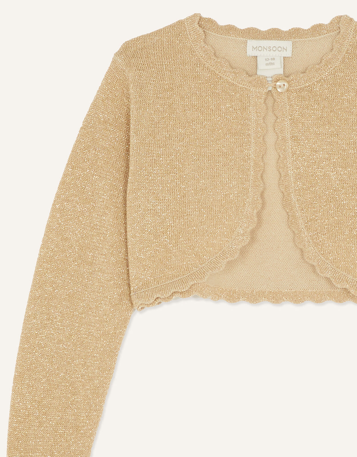 Baby gold sales cardigans