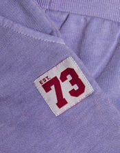 Washed Jersey Joggers, Blue (BLUE), large