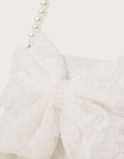 Lace Bow Bridesmaid Bag, , large