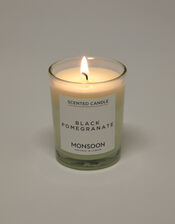 Small Black Pomegranate Scented Candle, , large