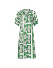 East Ula Print Dress, Green (GREEN), large