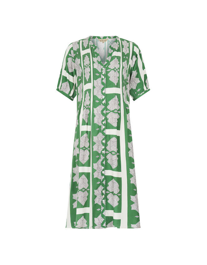 East Ula Print Dress, Green (GREEN), large