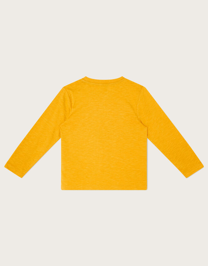 Monster Truck Long Sleeve T-Shirt, Yellow (MUSTARD), large