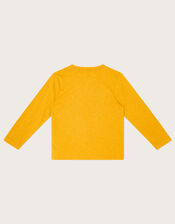 Monster Truck Long Sleeve T-Shirt, Yellow (MUSTARD), large