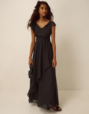 Indi Tie-Back Prom Dress, Black (BLACK), large