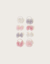 Pearl Tutu Bow Hair Set 8 Pack, , large