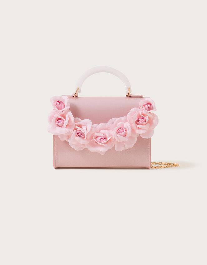 Tabitha Flower Handle Bag, , large