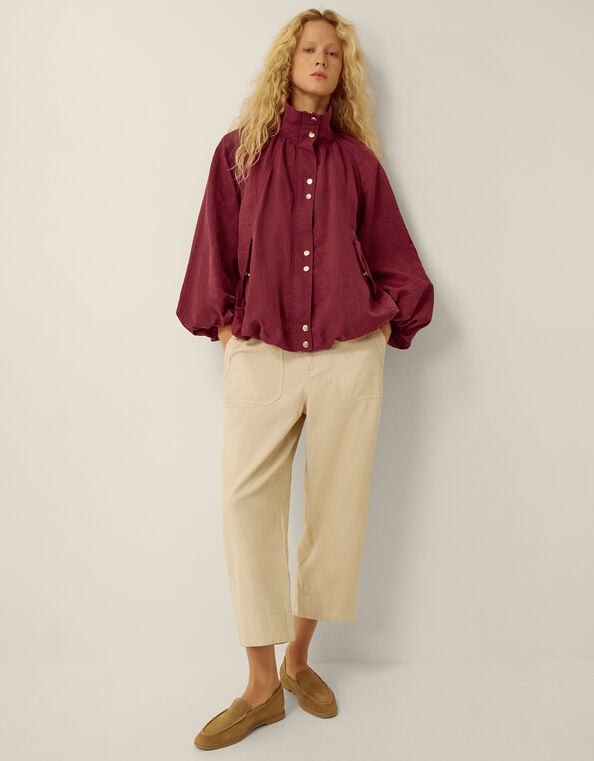 Harley Funnel Neck Jacket, Red (RED), large