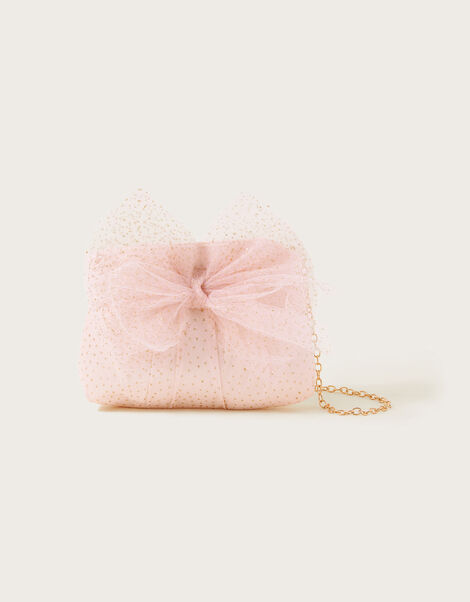 Lila Tulle Bow Bag, , large