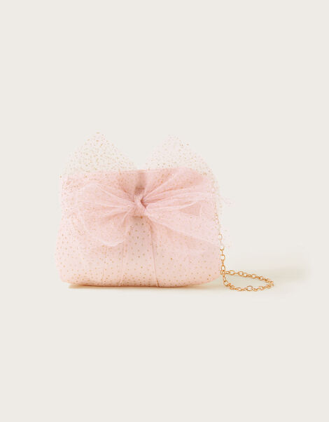 Lila Tulle Bow Bag, , large