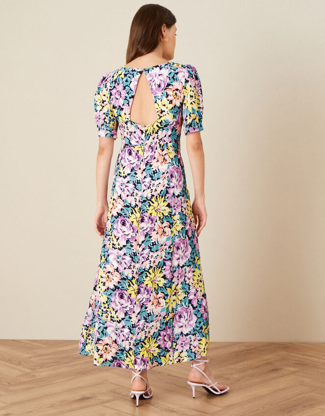 Fearne Floral Midi Dress, Ivory (IVORY), large