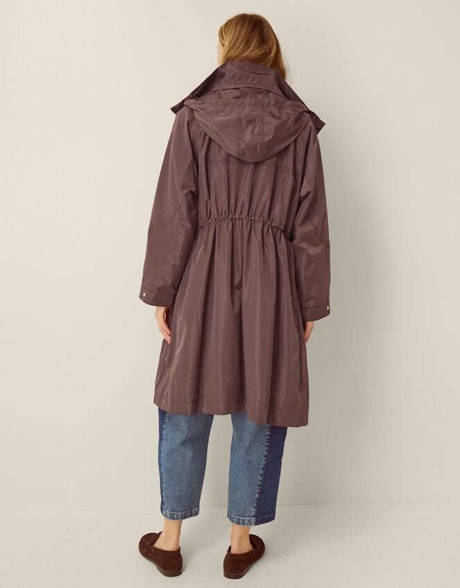 Rosalind Parka Jacket, Brown (CHOCOLATE), large