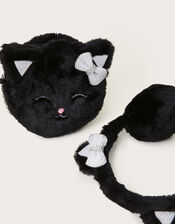 Cat Earmuffs and Bag Set, , large