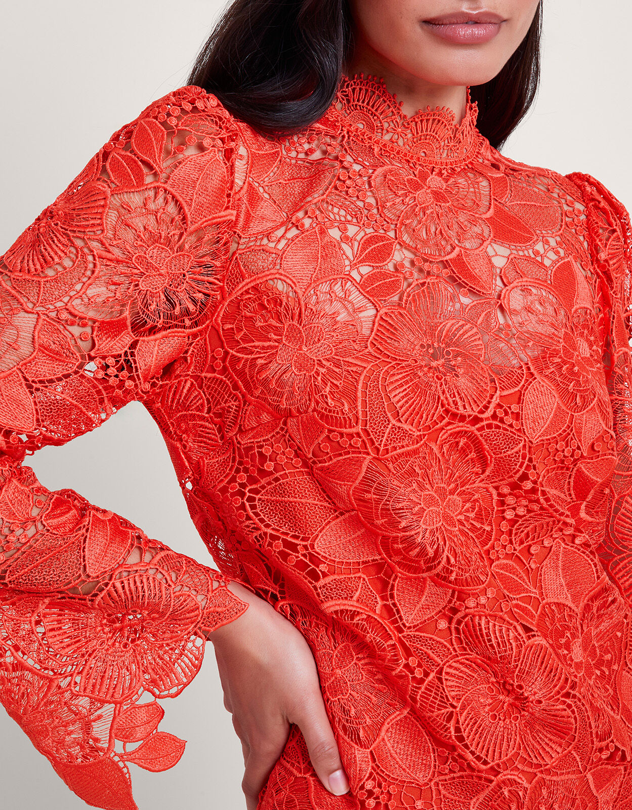 Missguided long sleeve lace dress store