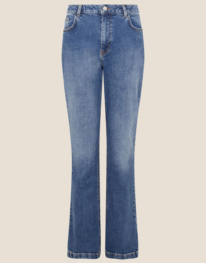 Harris Soft Flare Jeans, Blue (MID AUTHENTIC BLUE), large