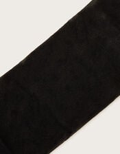 Semi Sheer Polka Dot Tights, Black (BLACK), large