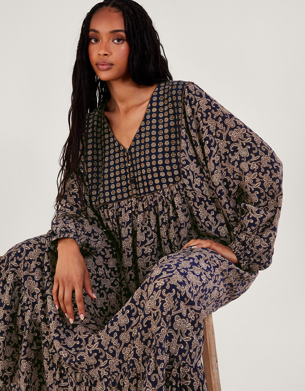 Monsoon blue shop star dress