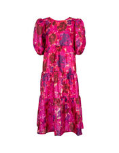 Crās Tiered Floral Dress, Pink (PINK), large