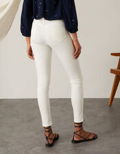 Iris Denim Skinny Jeans with Sustainable Cotton, Natural (ECRU), large