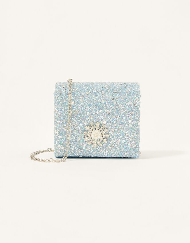 Frosted Snowflake Glitter Bag, , large