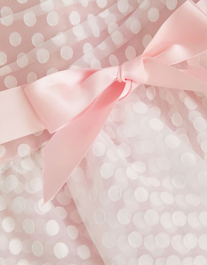 Audrey Organza Spot Dress, Pink (PINK), large