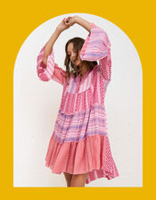 Pitusa Patchwork Mini Dress, , large
