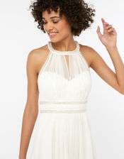 Eleanor Embellished Grecian Wedding Dress, Ivory (IVORY), large