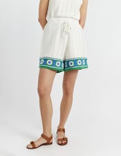 Chinti & Parker Hand Crochet Shorts , Multi (MULTI), large