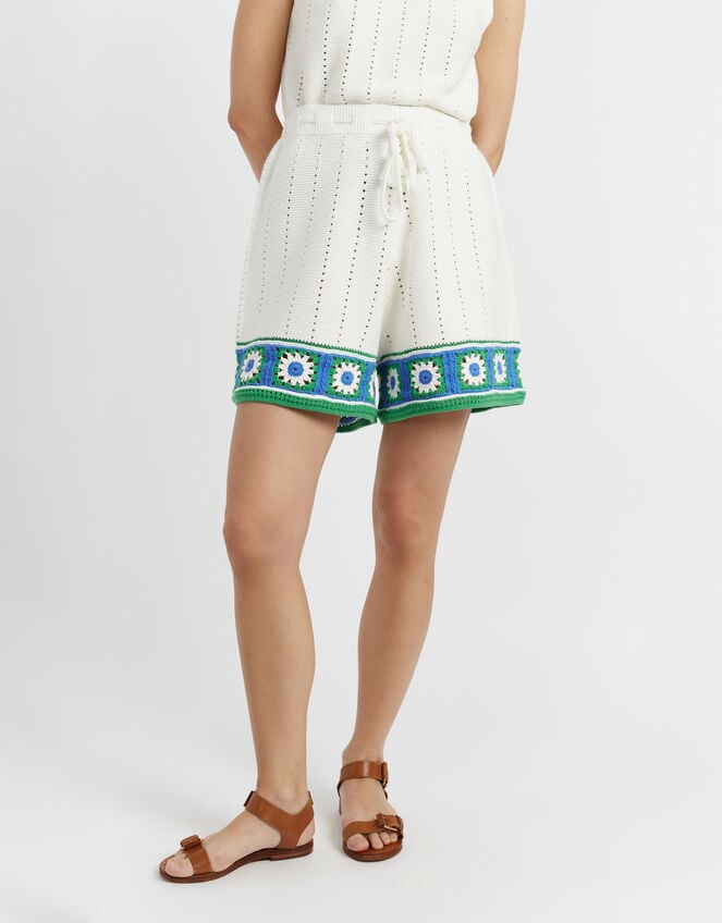 Chinti & Parker Hand Crochet Shorts , Multi (MULTI), large