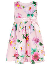 Baby Floral Scuba Dress, Pink (PINK), large